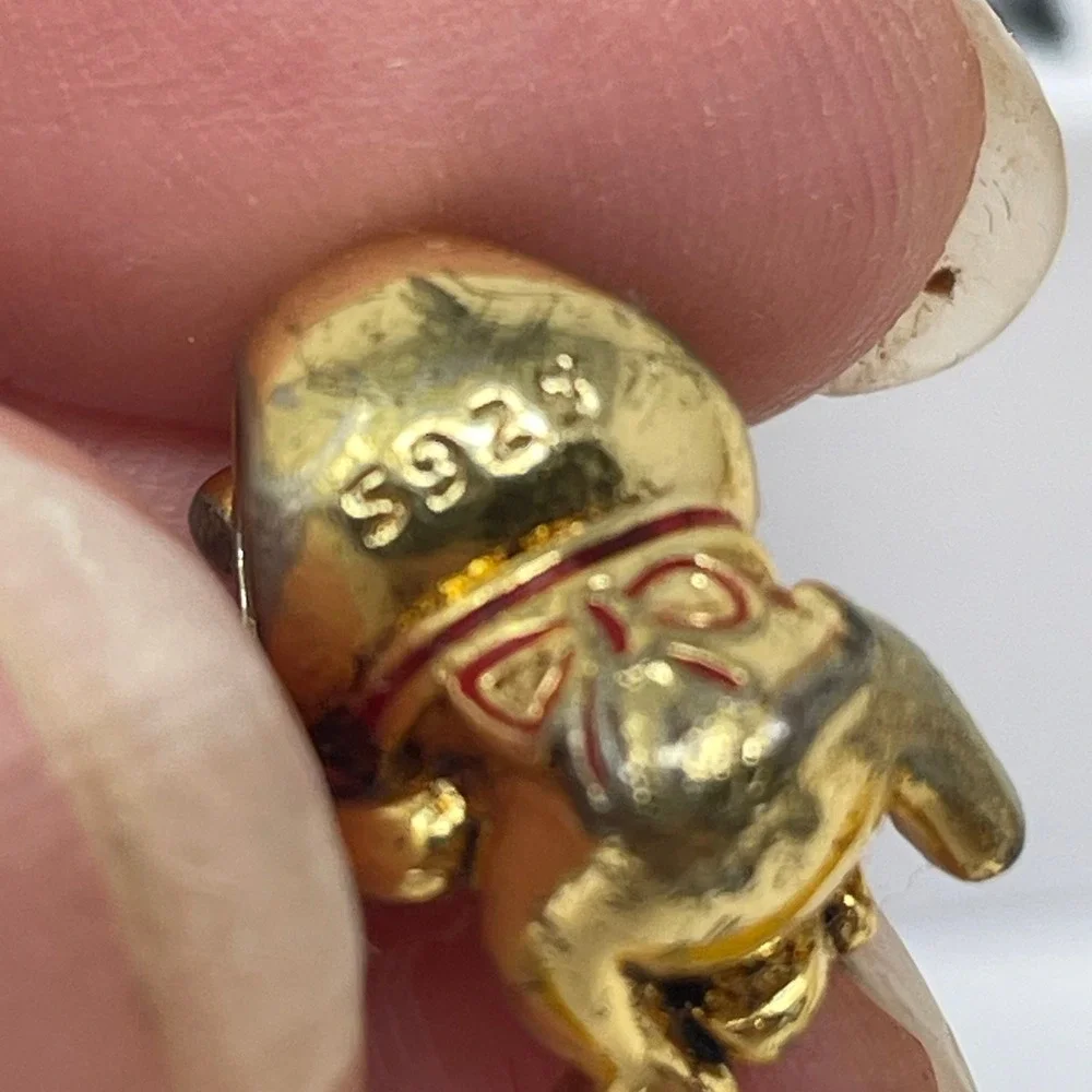 Pandora Shine Lucky Cat Maneki-neko Charm 18k Gold Plated 925 Silver 767900EN09